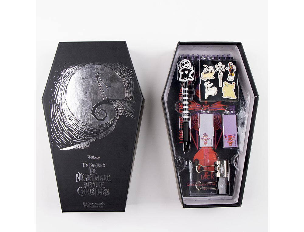 CONJUNTO DE ARTIGOS PAPELARIA CERDA NIGHTMARE BEFORE CHRISTMAS