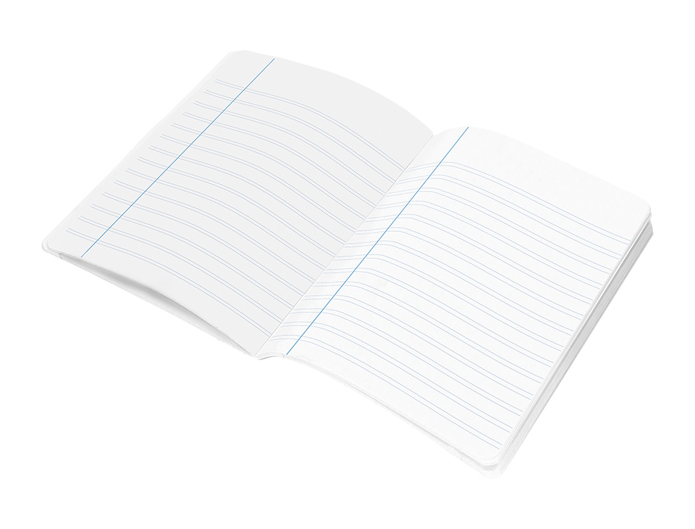LIBRETA LIDERPAPEL SMART A5 PLUS 32 HOJAS 75G/M2 PAUTA 5 2.5MM CON MARGEN