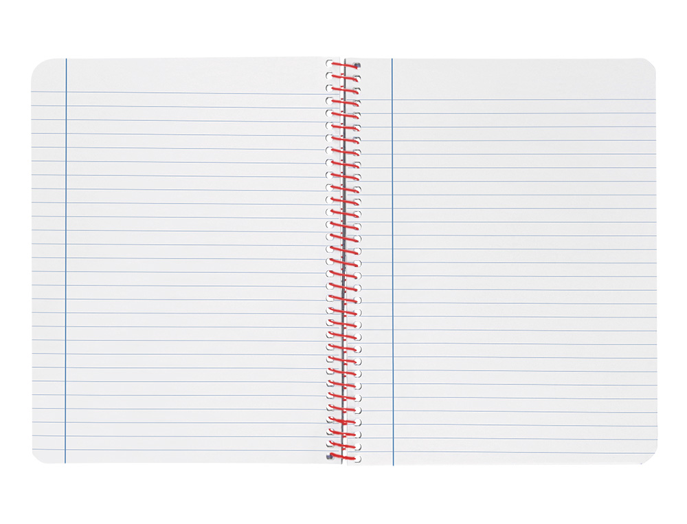 CADERNO ESPIRAL LIDERPAPEL WONDER DIN A4 CAPA PLASTICO 80F 90GR PAUTADO COM MARGEM COR PRETO