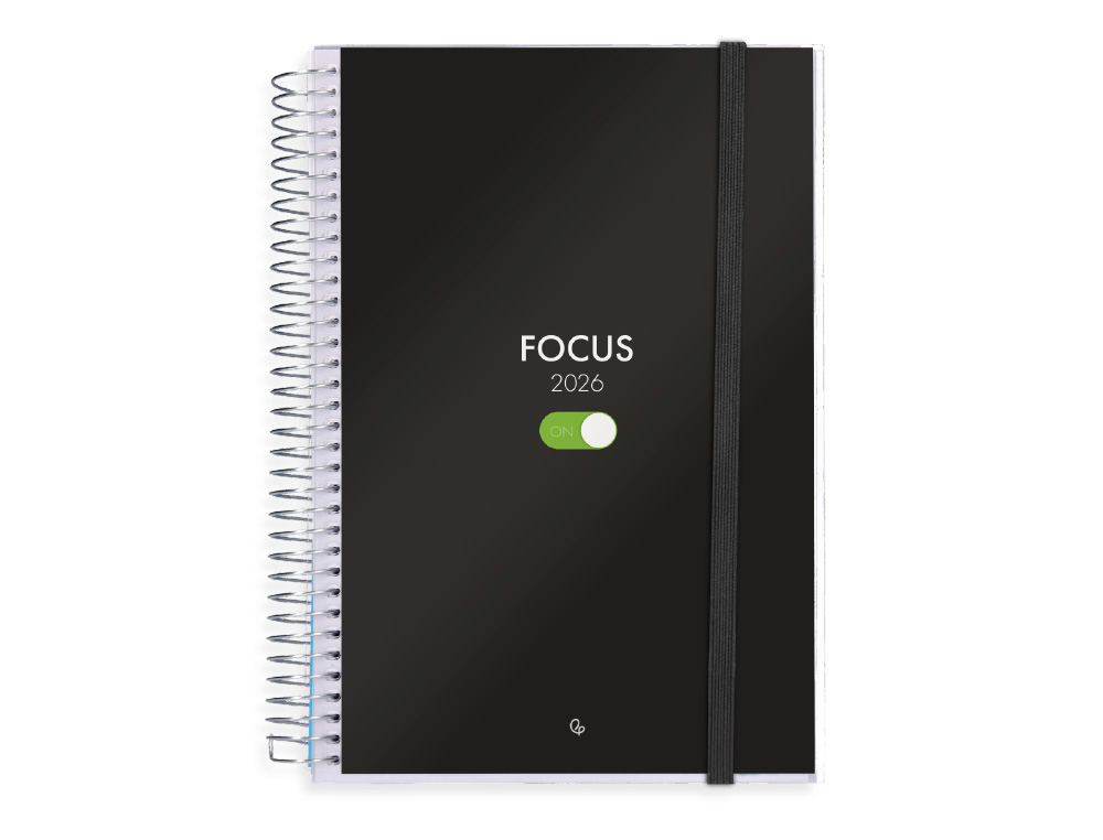 AGENDA ESPIRAL LIDERPAPEL TINOS A5 2026 DIA PAGINA DESIGN 1 PAPEL 70 GR FSC
