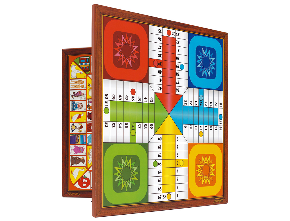 PARCHIS COM OCA FOURNIER 4 JOGADORES 40X40 CM