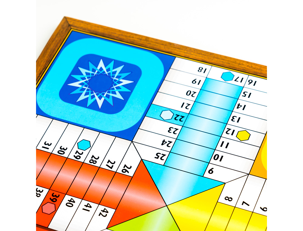PARCHIS COM OCA FOURNIER 4 JOGADORES 40X40 CM