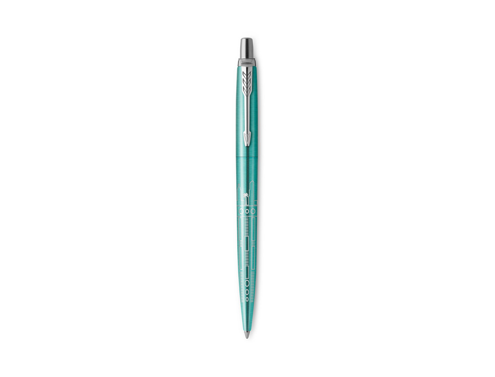 ESFEROGRAFICA PARKER JOTTER EDICAO ESPECIAL GLOBAL ICONES MIAMI TURQUESA