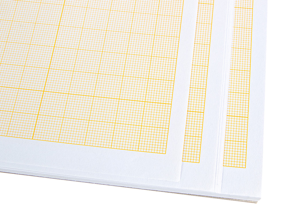 BLOCO PAPEL MILIMETRICO LIDERPAPEL DIN A3 50 FOLHAS 80 GR