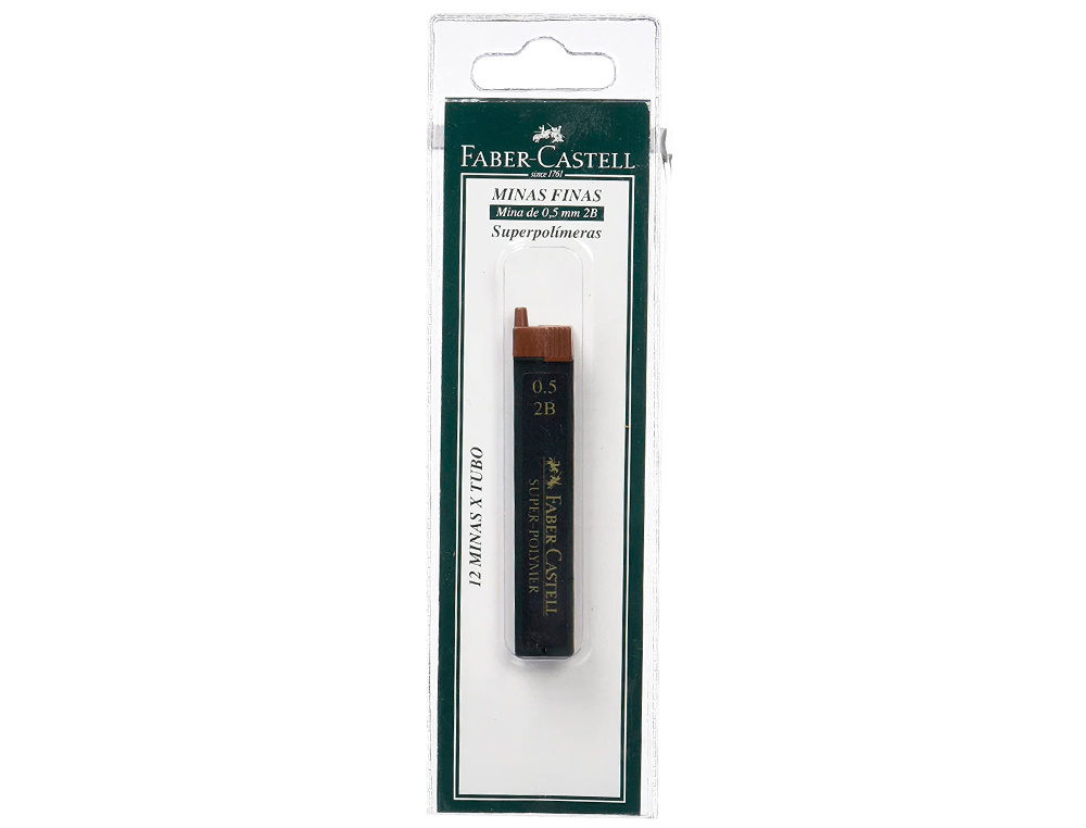 MINAS FABER GRAFITE 9065 0,5MM2B CAIXA 12 MINAS