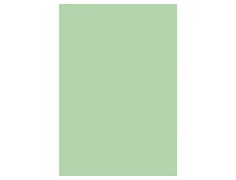 CARTOLINA LIDERPAPEL DIN A4 180 GR VERDE PACK DE 100 UNIDADES