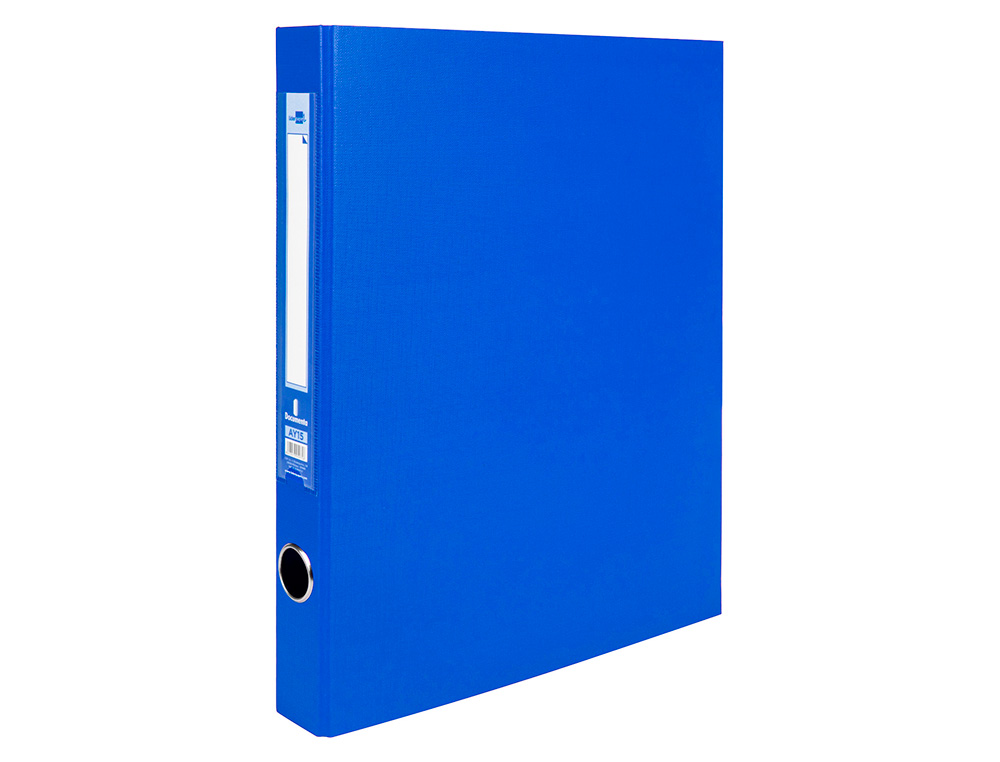 MODULO DE 4 PASTAS DE ARQUIVO LIDERPAPEL 2 ANEIS FOLIO LOMBADA 35 MM AZUL