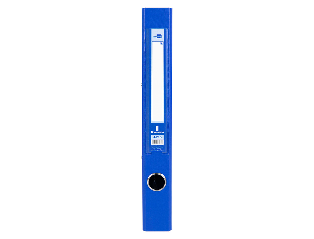 MODULO DE 4 PASTAS DE ARQUIVO LIDERPAPEL 2 ANEIS FOLIO LOMBADA 35 MM AZUL