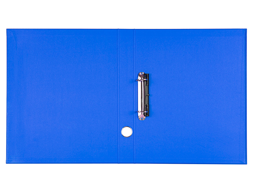 MODULO DE 4 PASTAS DE ARQUIVO LIDERPAPEL 2 ANEIS FOLIO LOMBADA 35 MM AZUL