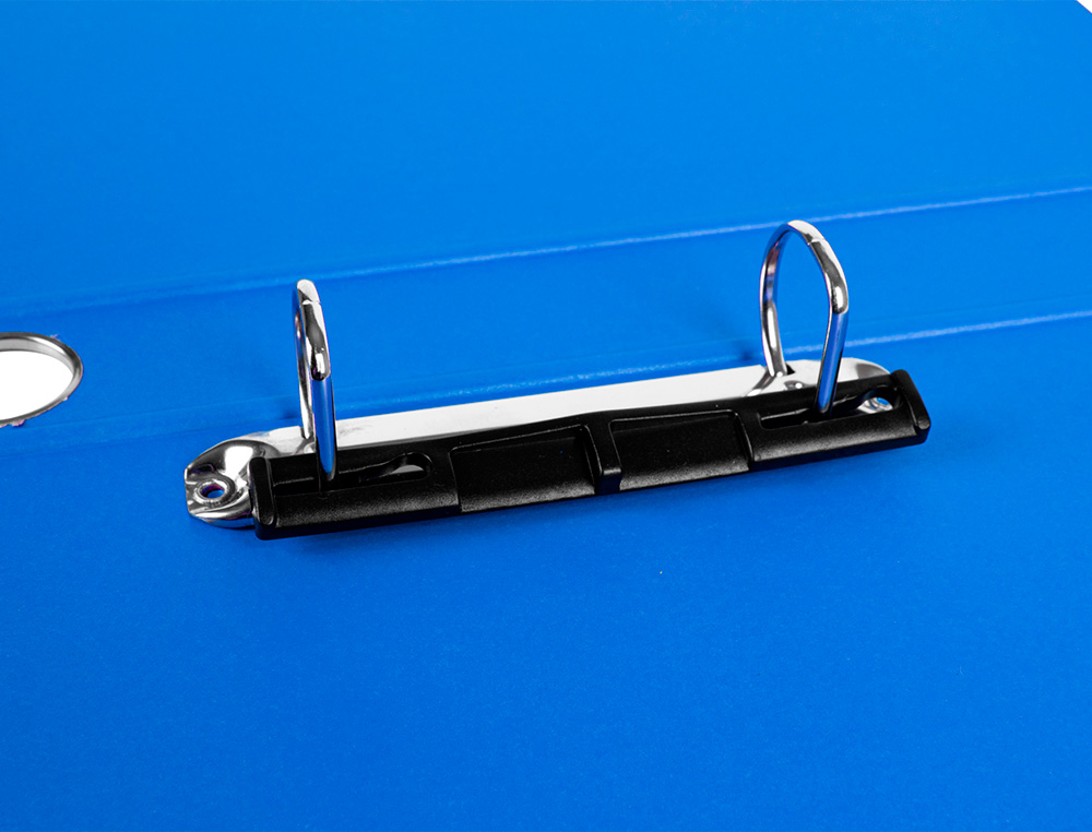 MODULO DE 4 PASTAS DE ARQUIVO LIDERPAPEL 2 ANEIS FOLIO LOMBADA 35 MM AZUL