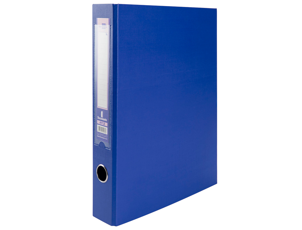 PASTA DE ARQUIVO LIDERPAPEL CARTAO FORRADO FOLIO 2 ANEIS LOMBADA 60 MM AZUL