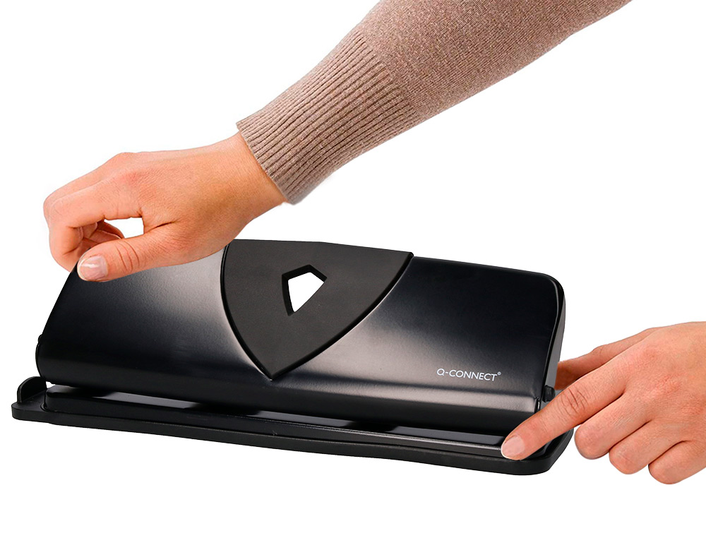 FURADOR Q-CONNECT CAPACIDADE 16 FOLHAS 4 FUROS