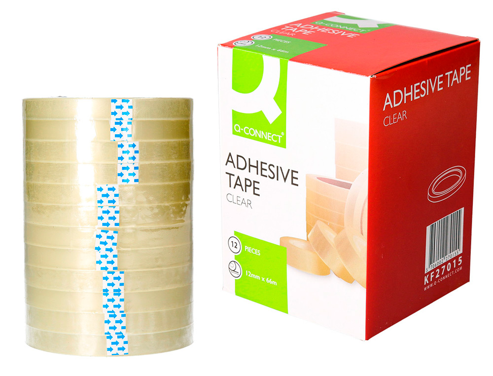 FITA ADESIVA Q-CONNECT 66 MT X 12 MM