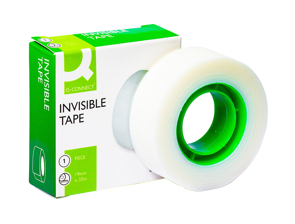 FITA ADESIVA Q-CONNECT INVISIVEL 33 MT X 19 MM