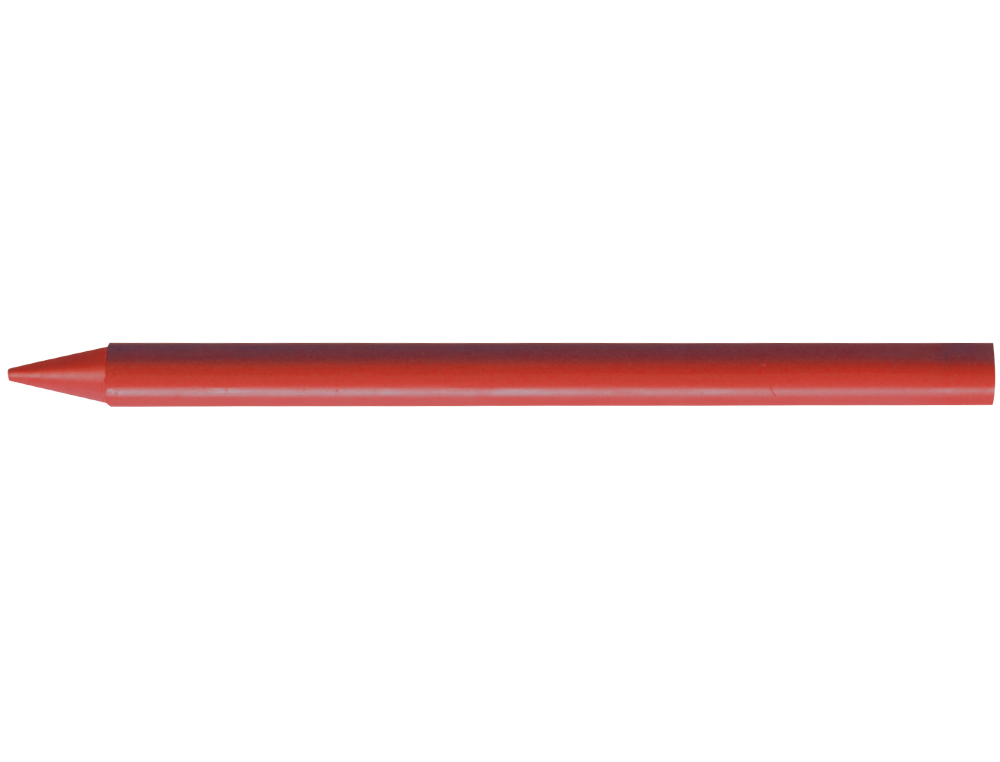 LAPIS DE CERA UNICOLOR COM 25 LAPIS VERMELHO