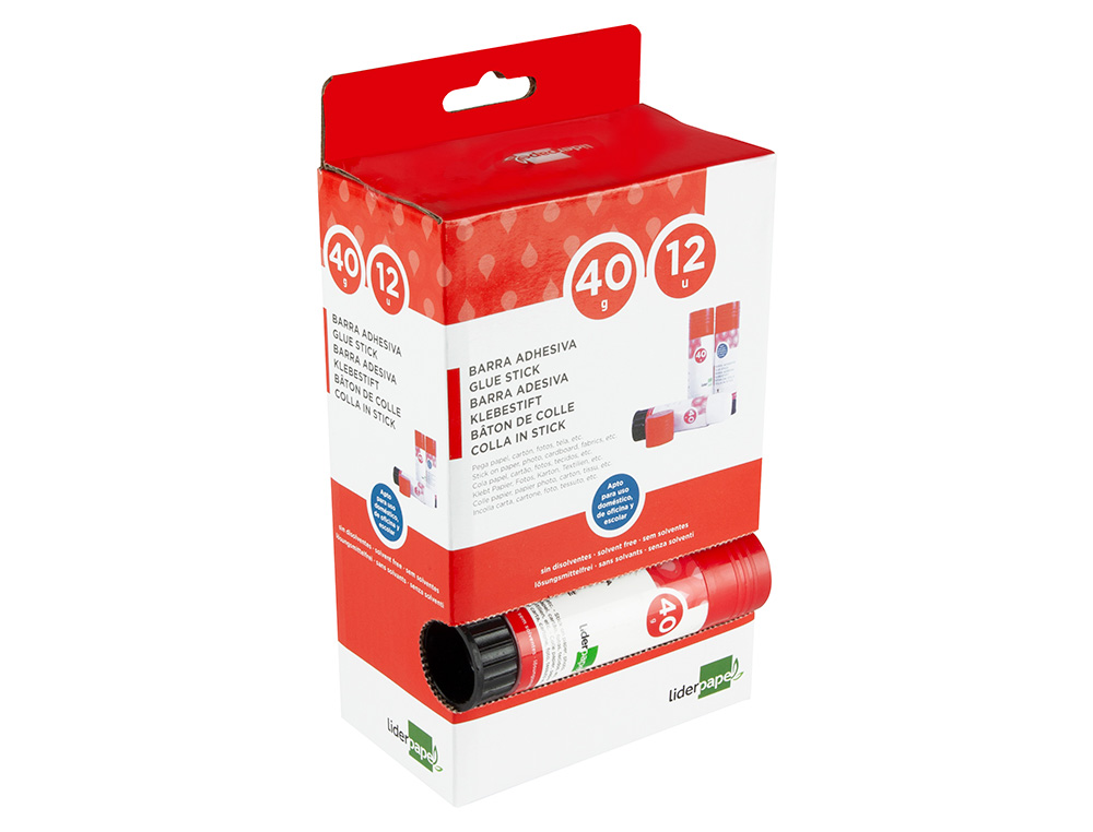 COLA EM STICK LIDERPAPEL DE 40 GR
