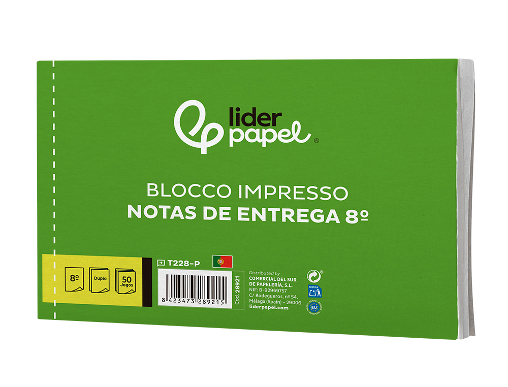 BLOCO DE ENTREGAS DUPLICADO 105X155 MM