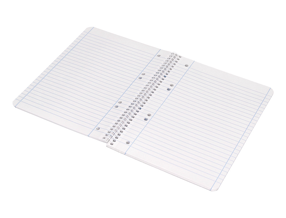 CADERNO ESPIRAL LIDERPAPEL CAPA AZUL MICRO 80 F DIN A5 PAUTADO