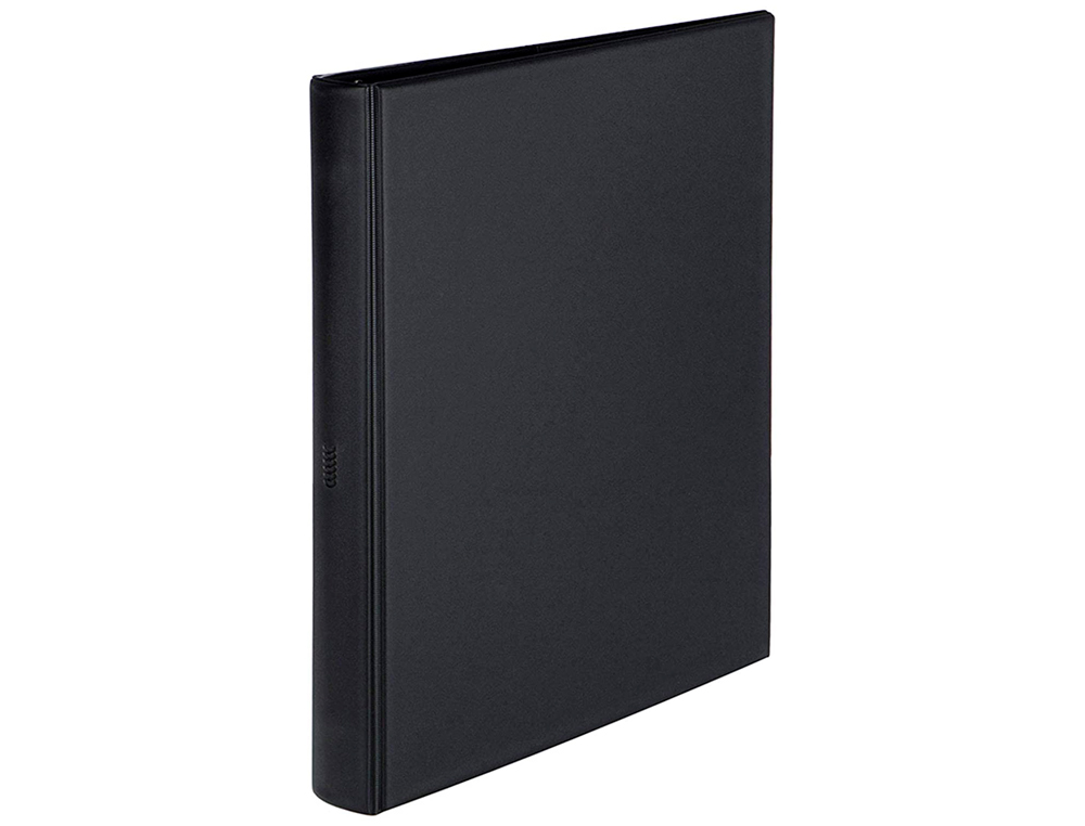 PASTA MULTIFIN ALFA 3005-G 16 ANEIS 40 MM PLASTICO FOLIO PRETO