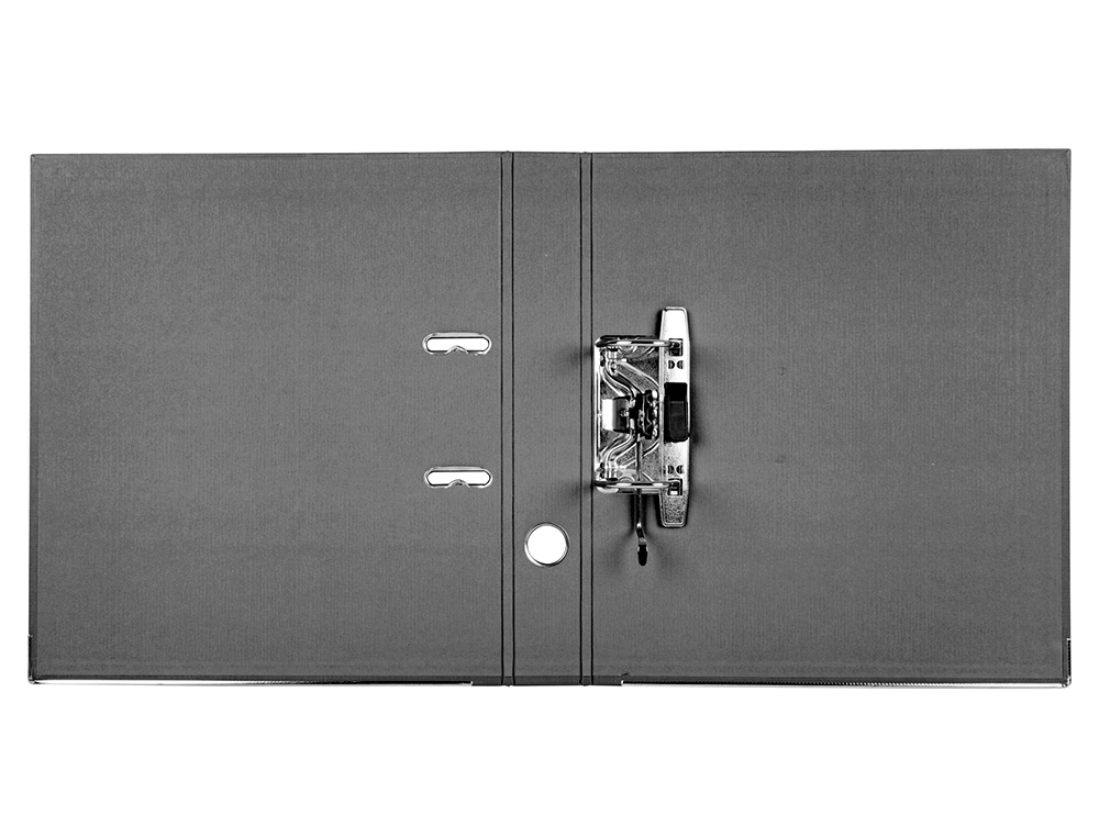 PASTA DE ARQUIVO DE ALAVANCA LIDERPAPEL DOCUMENTA PVC DIN A4 LOMBADA 52 MM PRETA