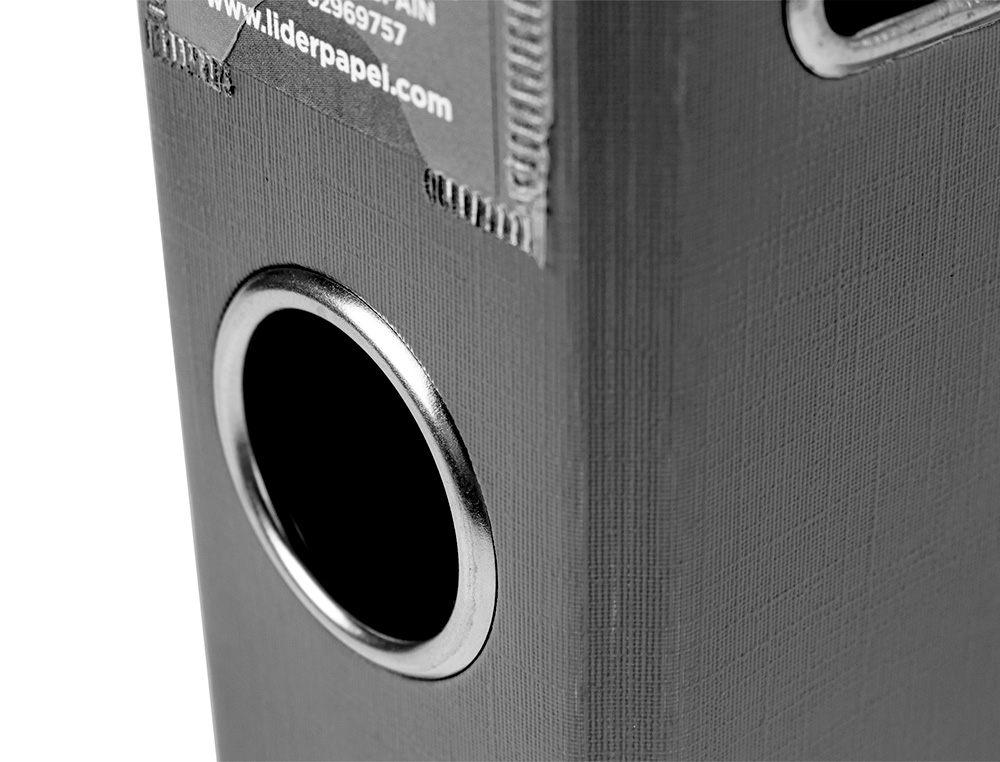 PASTA DE ARQUIVO DE ALAVANCA LIDERPAPEL DOCUMENTA PVC DIN A4 LOMBADA 52 MM PRETA