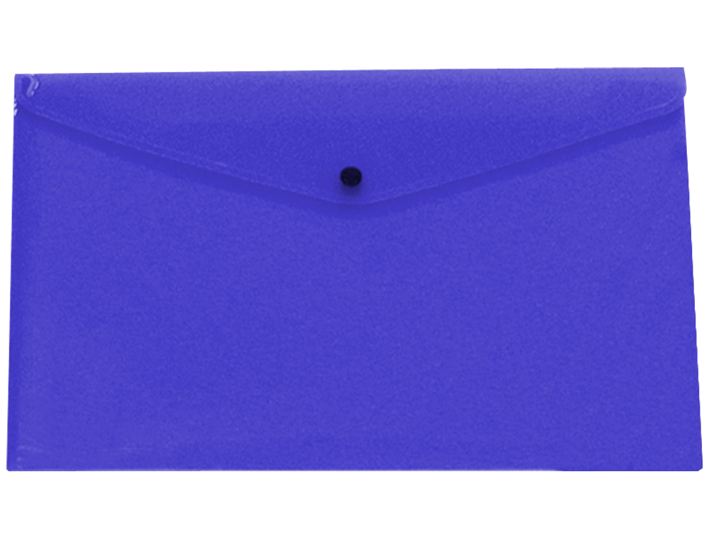 BOLSA PORTA DOCUMENTOS LIDERPAPEL COM MOLA DIN A3 AZUL