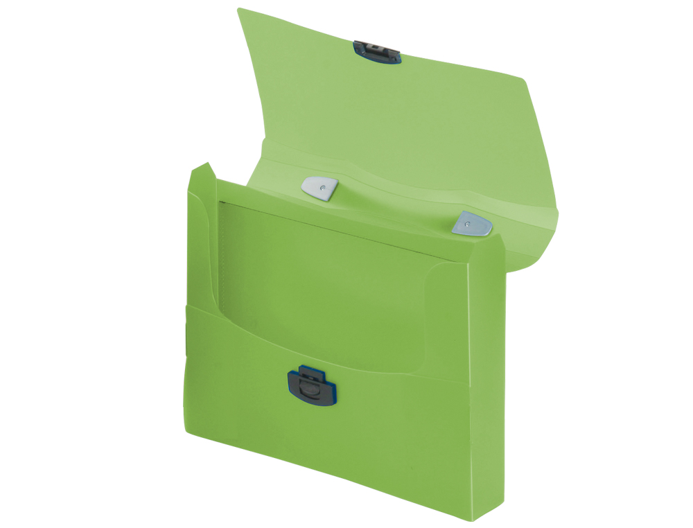 PASTA PORTA DOCUMENTOS LIDERPAPEL POLIPROPILENO DIN A4 VERDE TRANSPARENTE COM ASA