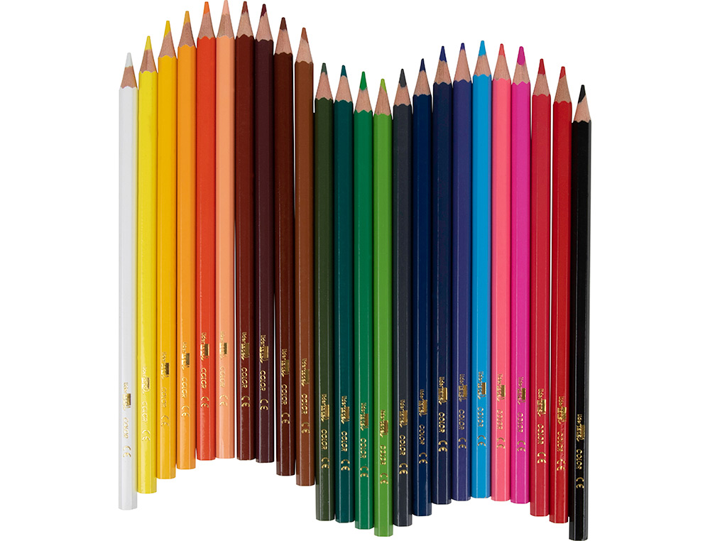 LAPIS DE COR LIDERPAPEL 24 UNIDADES
