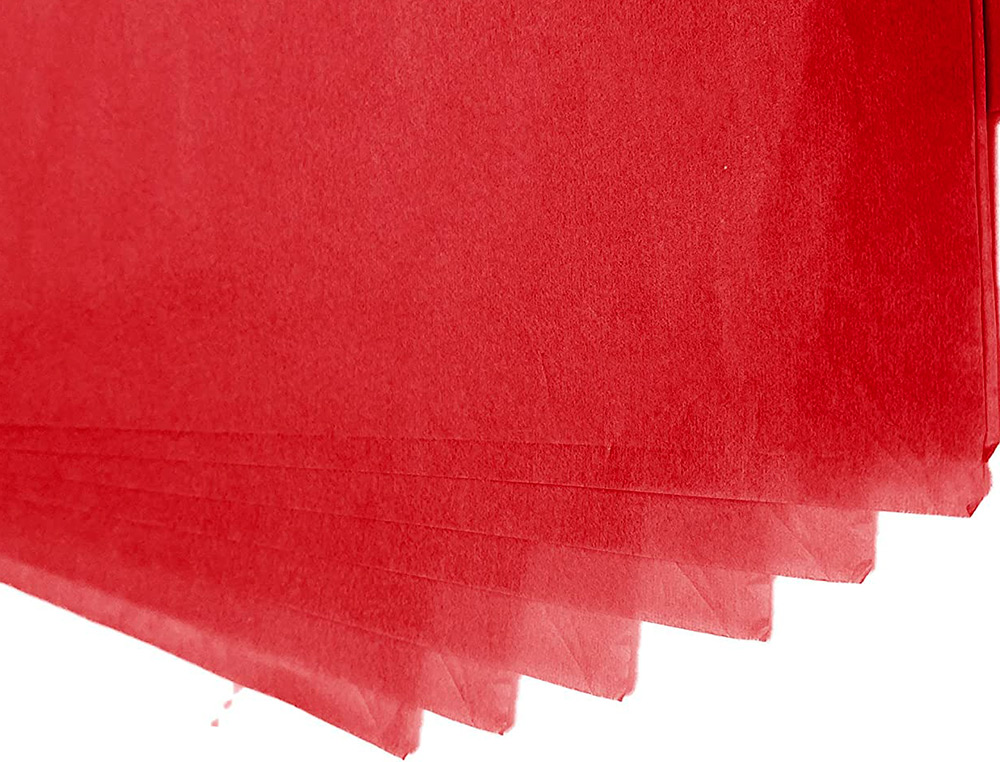 PAPEL SEDA LIDERPAPEL 52 X 76 CM 18 GR VERMELHO