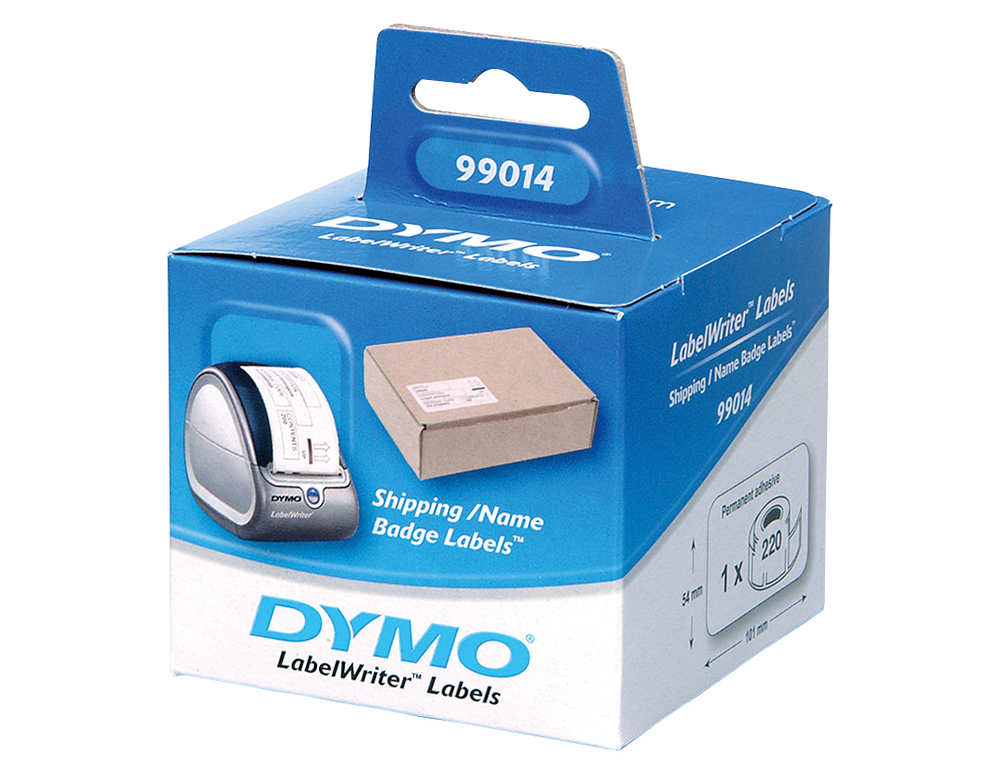 ETIQUETAS ADESIVAS DYMO PARA IMPRESSORA LABELWRITER 400 - 101X54 MM ENVIOS 220 ETIQUETAS