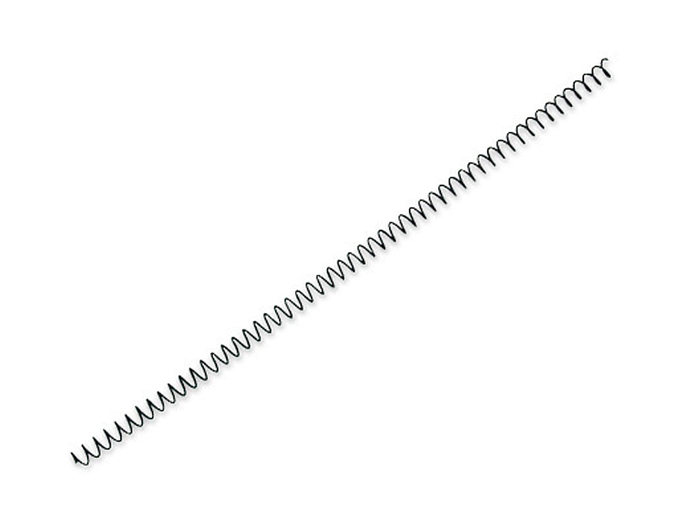 ESPIRAL METALICO YOSAN PRETO PASSO 54 4:1 10MM CALIBRE 1,00MM