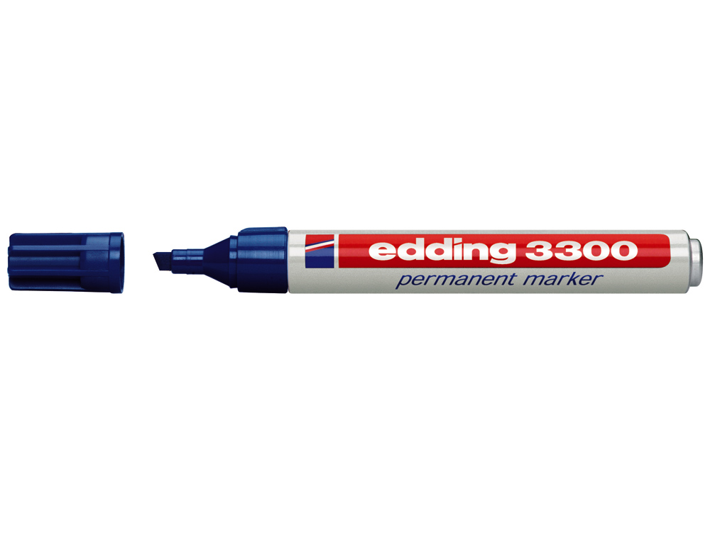 MARCADOR EDDING 3300 N.3 AZUL PONTA BISELADA