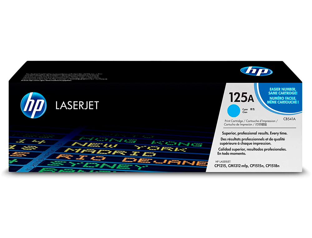 TONER HP CB543A COLOR LASERJET CP-1215/CP-1515/CP-1518 AMARELO WITH COLORSPHERE -1400PAG