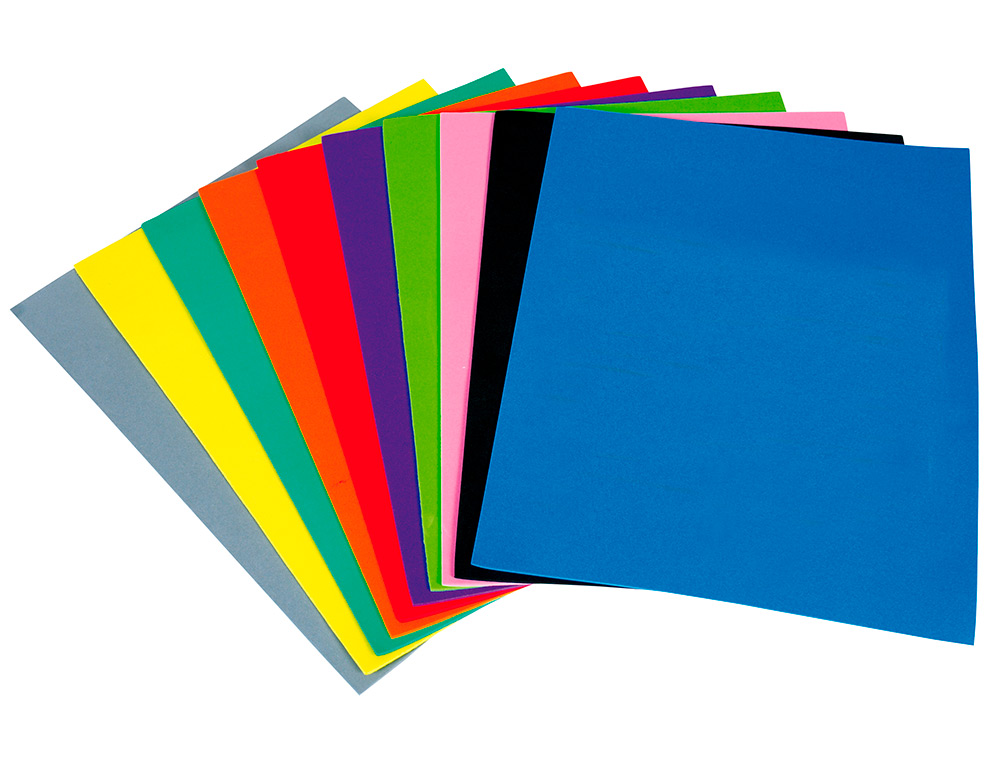 GOMA EVA LIDERPAPEL 50X70 CM 60GR 1,5 MM ESPESSURA VERMELHO