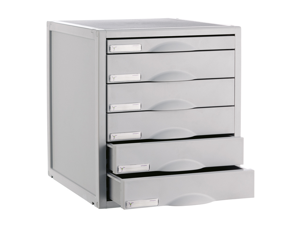 BLOCO CLASSIFICADOR 8206C 6 GAVETAS COR CINZA 356X316X362 MM