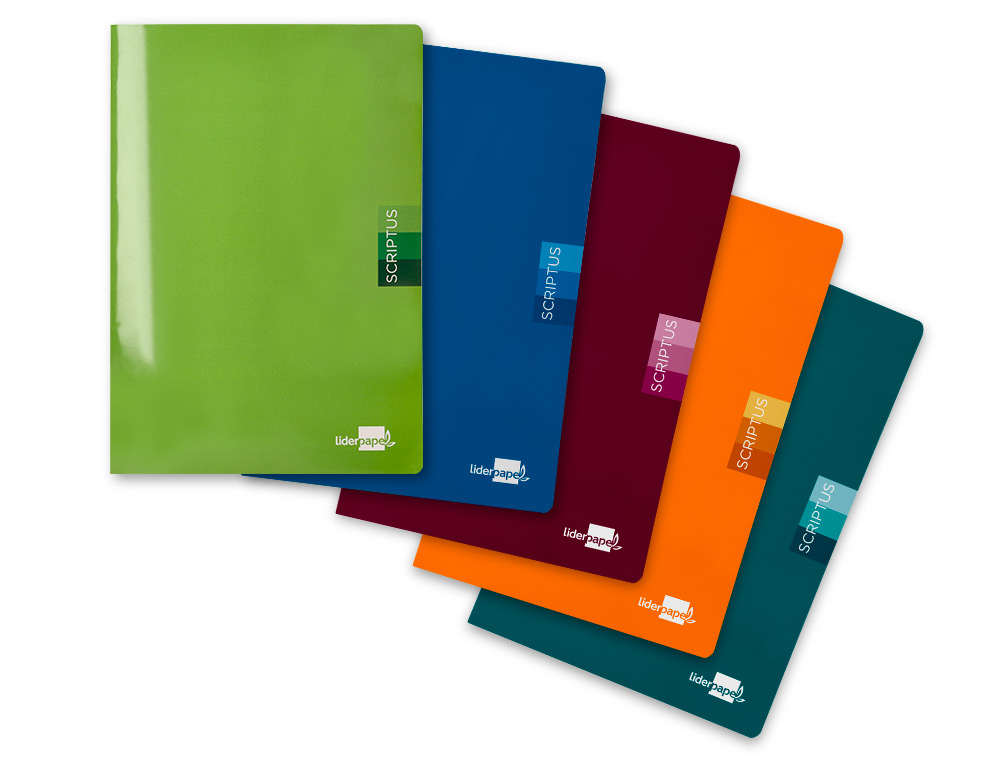 CADERNO AGRAFADO LIDERPAPEL SCRIPTUS DIN A4 48 F PAUTADO PAPEL 90 GR