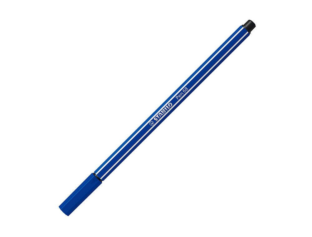 MARCADOR STABILO AGUARELAVEL PEN 68 AZUL MARINHO ULTRAMAR 1 MM