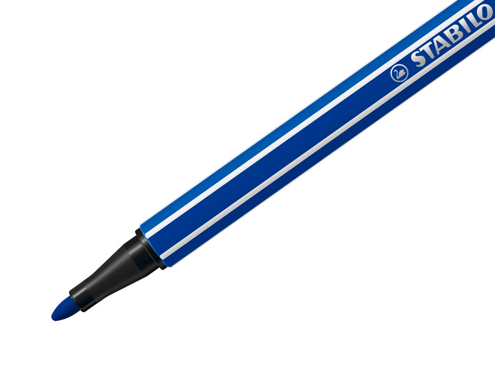 MARCADOR STABILO AGUARELAVEL PEN 68 AZUL MARINHO ULTRAMAR 1 MM