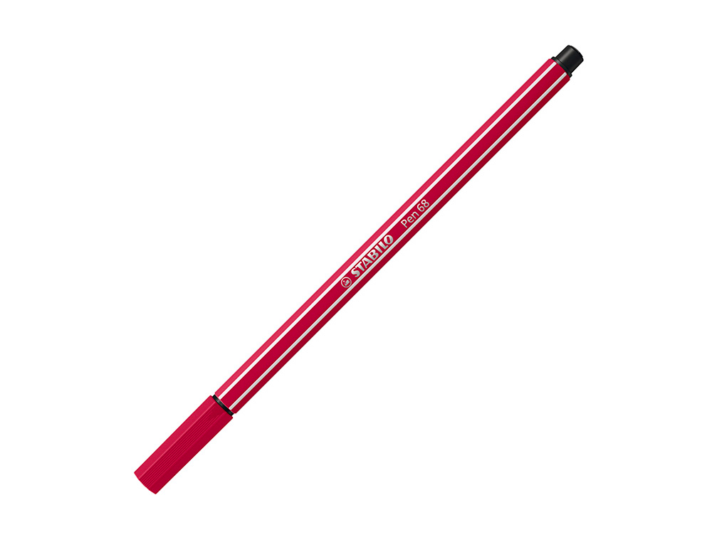 MARCADOR STABILO AGUARELAVEL PEN 68 VERMELHO ESCURO 1 MM