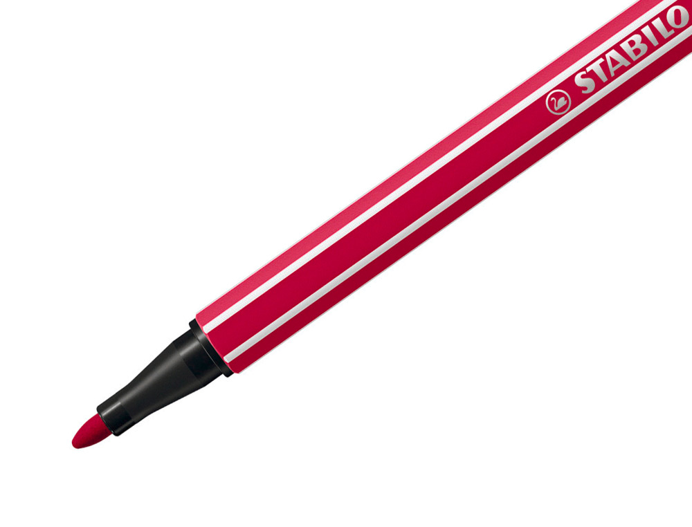 MARCADOR STABILO AGUARELAVEL PEN 68 VERMELHO ESCURO 1 MM