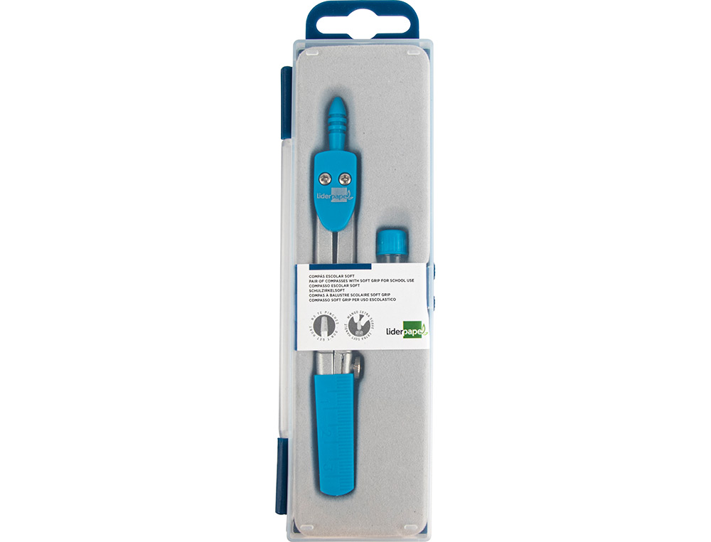 COMPASSO LIDERPAPEL MK-2 COM PEGA EXTRA SUAVE CORES SORTIDAS