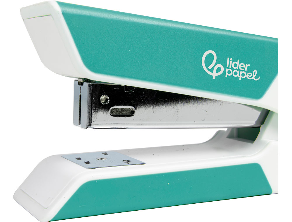 AGRAFADOR LIDERPAPEL PLASTICO CORES SORTIDAS AGRAFES 24/6 22/6 CAPACIDADE 20 F OFERTA DE UMA CAIXA DE AGRAFES