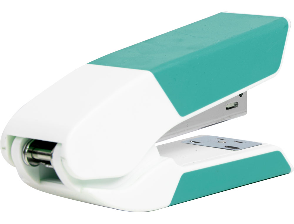 AGRAFADOR LIDERPAPEL PLASTICO CORES SORTIDAS AGRAFES 24/6 22/6 CAPACIDADE 20 F OFERTA DE UMA CAIXA DE AGRAFES