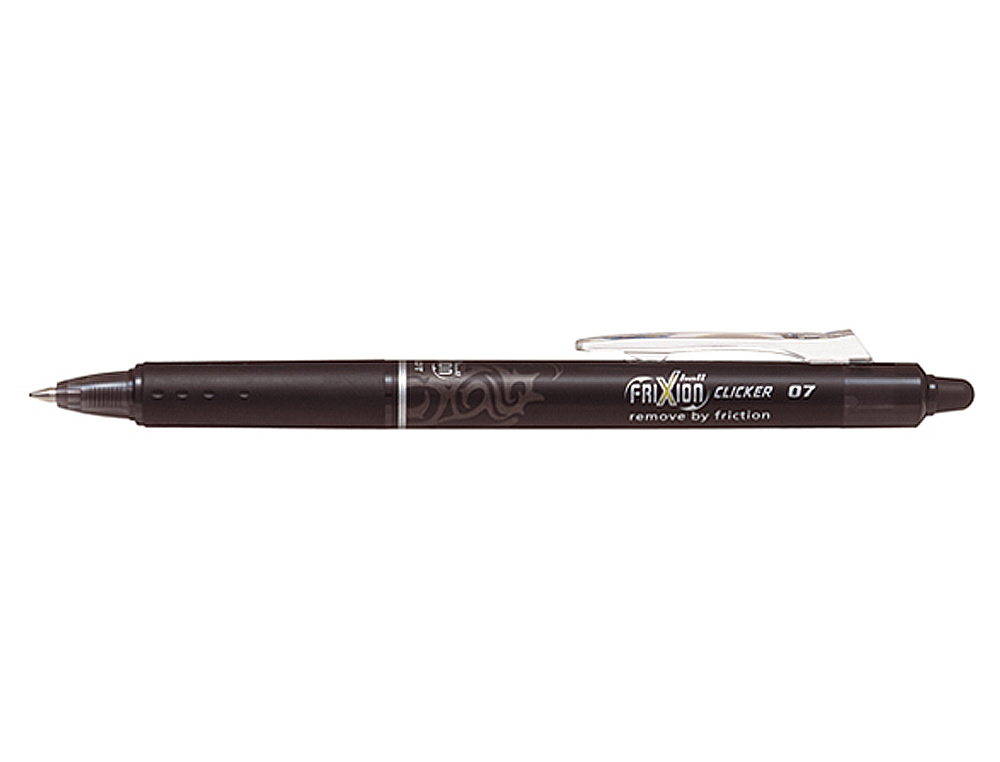 ESFEROGRAFICA PILOT FRIXION CLICKER APAGAVEL 0,7 MM COR PRETO