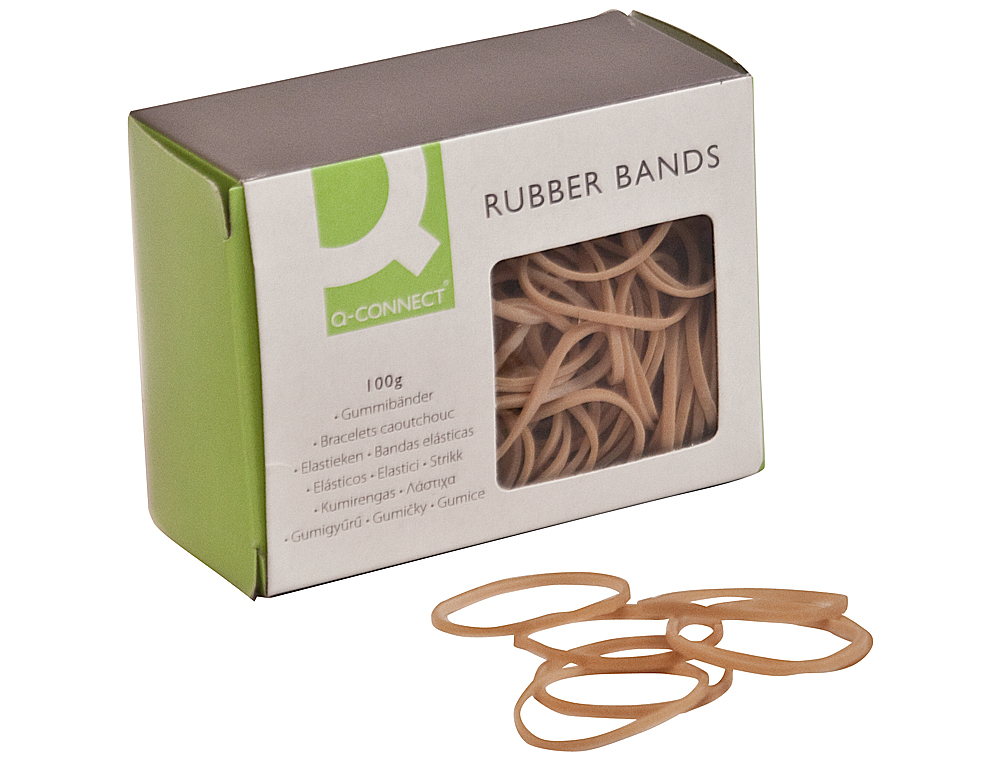 ELASTICOS Q-CONNECT 100 GR NUMERO 9