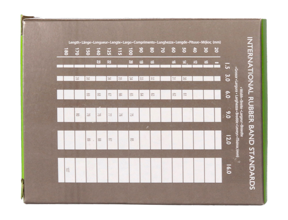 BANDAS ELASTICAS Q-CONNECT 100 GR 100 X 9 MM NUMERO 10