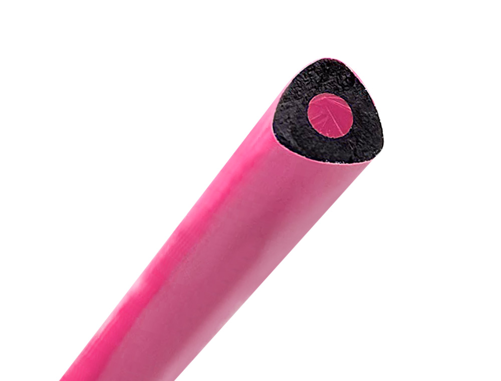 LAPIS DE CORES LIDERPAPEL JUMBO NEON ROSA