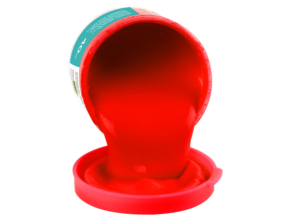 GUACHE LIDERPAPEL ESCOLAR 40 ML VERMELHO