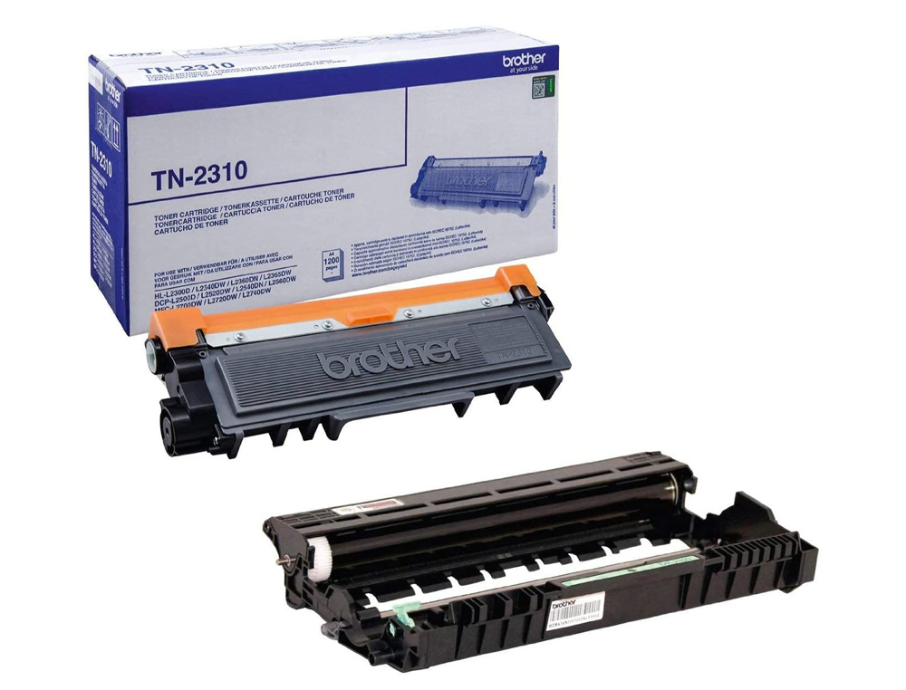 TONER BROTHER TN-2310 DCP-L2500D / HL-L2300D / MFC-L2700DW / MFC-L2720DW PRETO 1200 PAG