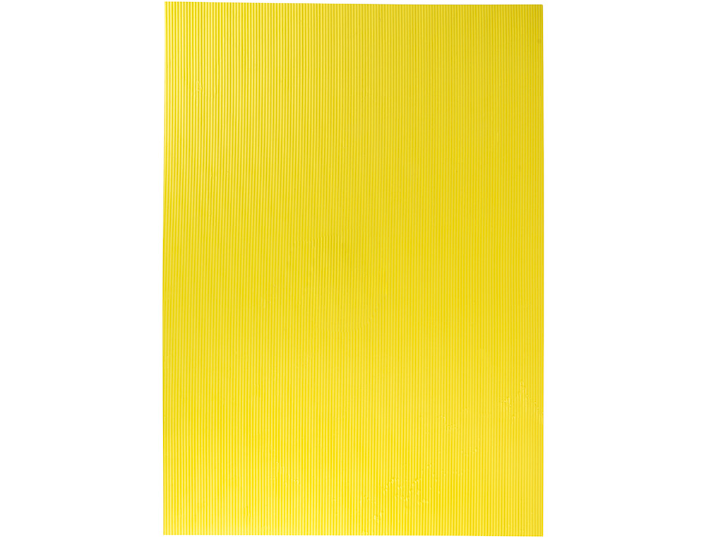 GOMA EVA ONDULADA LIDERPAPEL 50X70CM 2,2MM DE ESPESSURA AMARELO